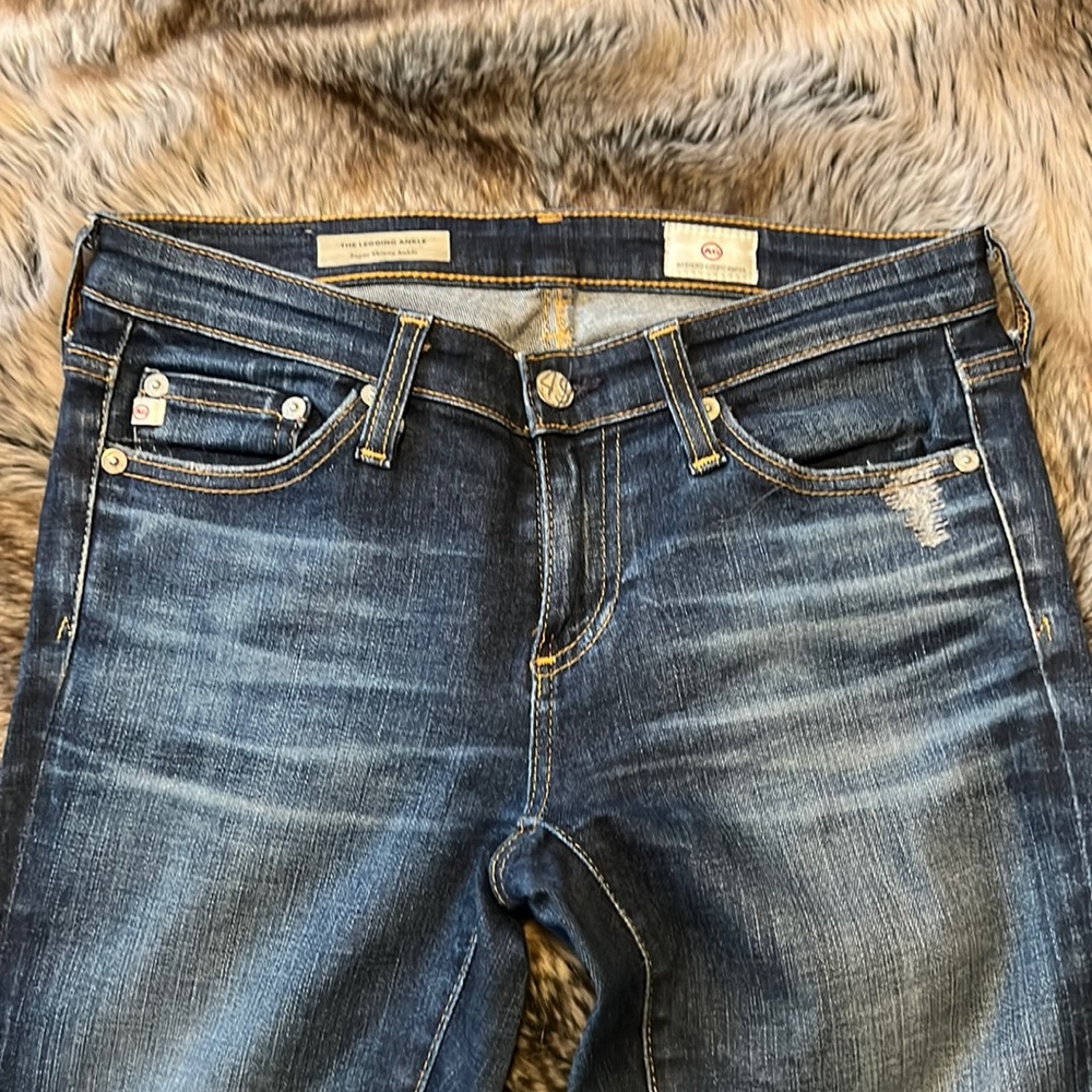 AG the legging ankle super skinny distressed jean- Size 24R - Picture 2 of 11